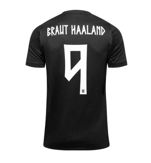 Norge Erling Haaland #9 Bortedrakt VM 2026 Kortermet Norge Erling Haaland #9 Bortedrakt VM 2026 Kortermet