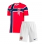 Norge Erling Haaland #9 Hjemmedraktsett Barn VM 2026 Kortermet (+ Korte bukser)