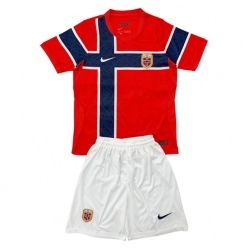 Norge Hjemmedraktsett Barn VM 2026 Kortermet (+ Korte bukser)