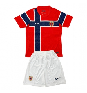 Norge Hjemmedraktsett Barn VM 2026 Kortermet (+ Korte bukser)