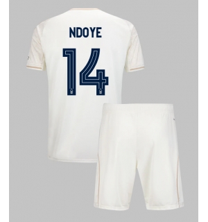 Nottingham Forest Dan Ndoye #14 Bortedraktsett Barn 2025-26 Kortermet (+ Korte bukser)