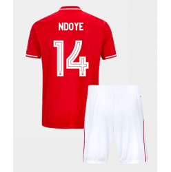 Nottingham Forest Dan Ndoye #14 Hjemmedraktsett Barn 2025-26 Kortermet (+ Korte bukser)