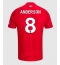 Nottingham Forest Elliot Anderson #8 Hjemmedrakt 2024-25 Kortermet