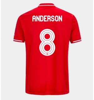 Nottingham Forest Elliot Anderson #8 Hjemmedrakt 2025-26 Kortermet