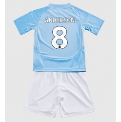 Nottingham Forest Elliot Anderson #8 Tredjedraktsett Barn 2024-25 Kortermet (+ Korte bukser)