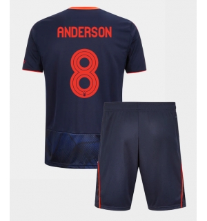 Nottingham Forest Elliot Anderson #8 Tredjedraktsett Barn 2025-26 Kortermet (+ Korte bukser)