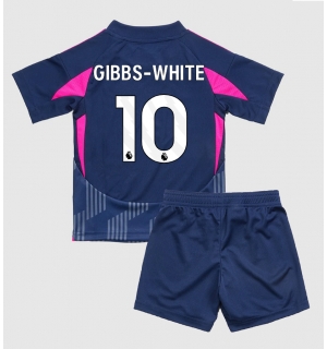 Nottingham Forest Morgan Gibbs-White #10 Bortedraktsett Barn 2024-25 Kortermet (+ Korte bukser)