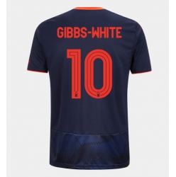 Nottingham Forest Morgan Gibbs-White #10 Tredjedrakt 2025-26 Kortermet