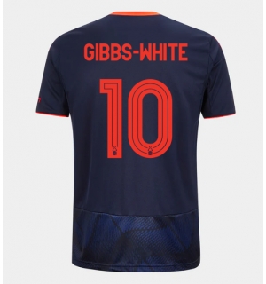 Nottingham Forest Morgan Gibbs-White #10 Tredjedrakt 2025-26 Kortermet