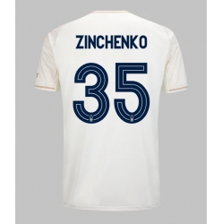 Nottingham Forest Oleksandr Zinchenko #35 Bortedrakt 2025-26 Kortermet