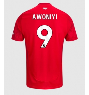 Nottingham Forest Taiwo Awoniyi #9 Hjemmedrakt 2024-25 Kortermet