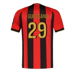OGC Nice Evann Guessand #29 Hjemmedrakt 2024-25 Kortermet