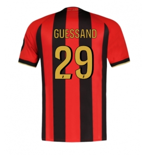OGC Nice Evann Guessand #29 Hjemmedrakt 2024-25 Kortermet