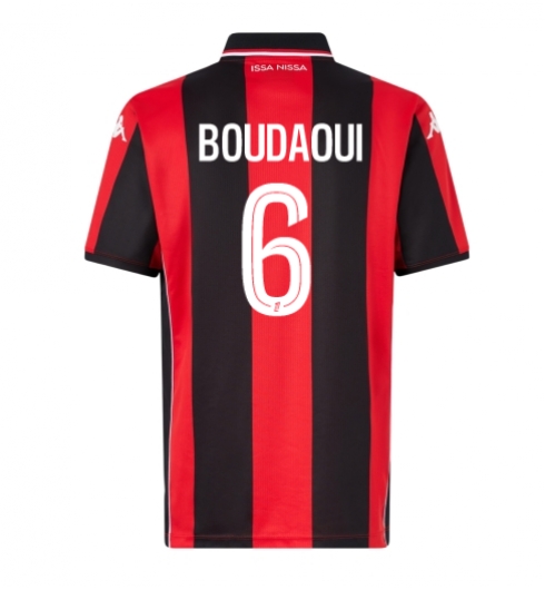 OGC Nice Hicham Boudaoui #6 Hjemmedrakt 2025-26 Kortermet OGC Nice Hicham Boudaoui #6 Hjemmedrakt 2025-26 Kortermet