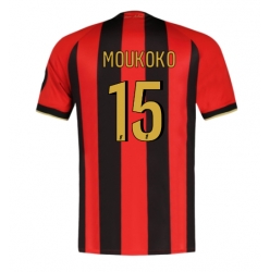 OGC Nice Youssoufa Moukoko #15 Hjemmedrakt 2024-25 Kortermet