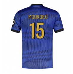 OGC Nice Youssoufa Moukoko #15 Tredjedrakt 2024-25 Kortermet