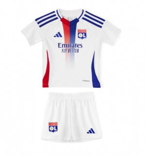 Olympique Lyonnais Hjemmedraktsett Barn 2024-25 Kortermet (+ Korte bukser)