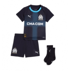 Olympique de Marseille Bortedraktsett Barn 2025-26 Kortermet (+ Korte bukser)