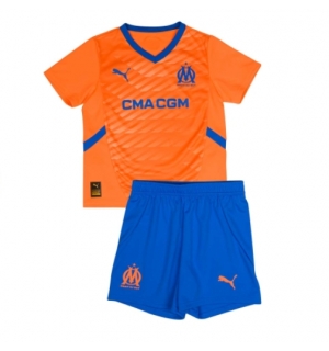 Olympique de Marseille Tredjedraktsett Barn 2024-25 Kortermet (+ Korte bukser)