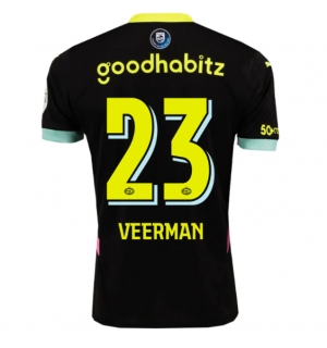 PSV Eindhoven Joey Veerman #23 Bortedrakt 2024-25 Kortermet