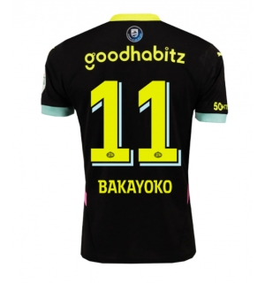 PSV Eindhoven Johan Bakayoko #11 Bortedrakt 2024-25 Kortermet