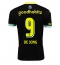 PSV Eindhoven Luuk de Jong #9 Bortedrakt 2024-25 Kortermet