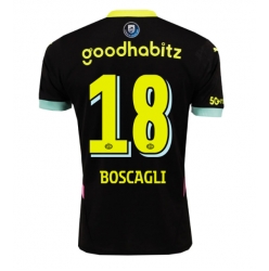 PSV Eindhoven Olivier Boscagli #18 Bortedrakt 2024-25 Kortermet