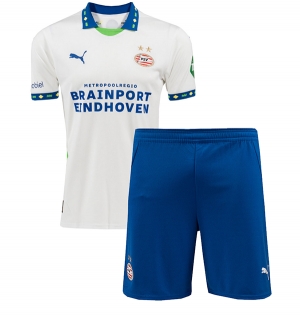 PSV Eindhoven Tredjedraktsett Barn 2024-25 Kortermet (+ Korte bukser)