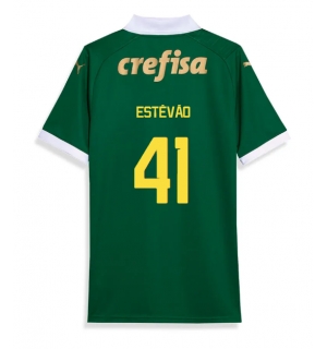 Palmeiras Estevao Willian #41 Hjemmedrakt 2024-25 Kortermet