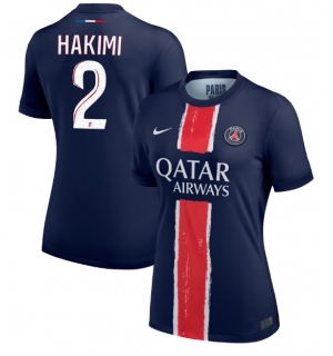 Paris Saint-Germain Achraf Hakimi #2 Hjemmedrakt Dame 2024-25 Kortermet