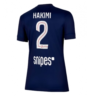 Paris Saint-Germain Achraf Hakimi #2 Hjemmedrakt Dame 2025-26 Kortermet