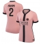 Paris Saint-Germain Achraf Hakimi #2 Tredjedrakt Dame 2024-25 Kortermet