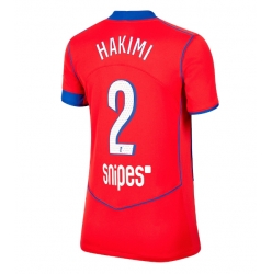 Paris Saint-Germain Achraf Hakimi #2 Tredjedrakt Dame 2025-26 Kortermet