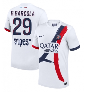 Paris Saint-Germain Bradley Barcola #29 Bortedrakt 2025-26 Kortermet