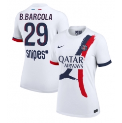 Paris Saint-Germain Bradley Barcola #29 Bortedrakt Dame 2025-26 Kortermet