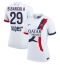 Paris Saint-Germain Bradley Barcola #29 Bortedrakt Dame 2025-26 Kortermet