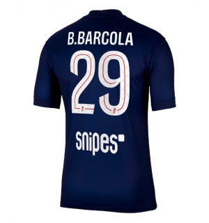 Paris Saint-Germain Bradley Barcola #29 Hjemmedrakt 2025-26 Kortermet