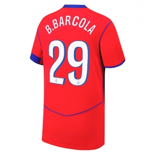 Paris Saint-Germain Bradley Barcola #29 Tredjedrakt 2025-26 Kortermet