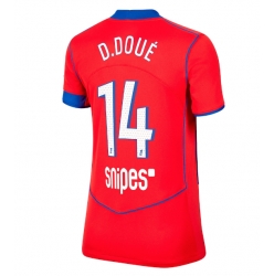Paris Saint-Germain Desire Doue #14 Tredjedrakt Dame 2025-26 Kortermet