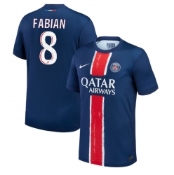 Paris Saint-Germain Fabian Ruiz #8 Hjemmedrakt 2024-25 Kortermet