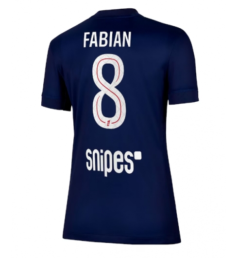 Paris Saint-Germain Fabian Ruiz #8 Hjemmedrakt Dame 2025-26 Kortermet Paris Saint-Germain Fabian Ruiz #8 Hjemmedrakt Dame 2025-26 Kortermet