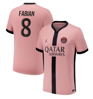 Paris Saint-Germain Fabian Ruiz #8 Tredjedrakt 2024-25 Kortermet