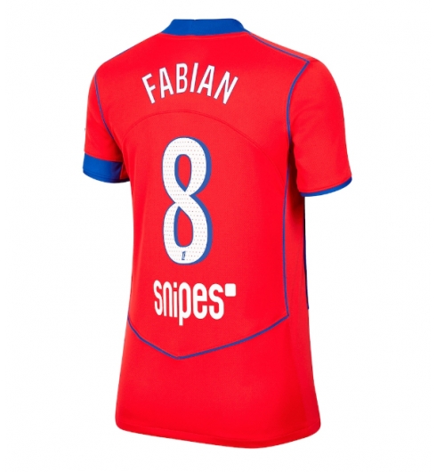 Paris Saint-Germain Fabian Ruiz #8 Tredjedrakt Dame 2025-26 Kortermet Paris Saint-Germain Fabian Ruiz #8 Tredjedrakt Dame 2025-26 Kortermet