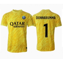 Paris Saint-Germain Gianluigi Donnarumma #1 Keeper Tredjedrakt 2024-25 Kortermet
