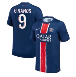 Paris Saint-Germain Goncalo Ramos #9 Hjemmedrakt 2024-25 Kortermet