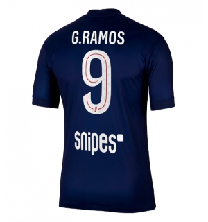 Paris Saint-Germain Goncalo Ramos #9 Hjemmedrakt 2025-26 Kortermet