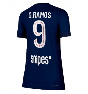 Paris Saint-Germain Goncalo Ramos #9 Hjemmedrakt Dame 2025-26 Kortermet