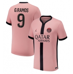 Paris Saint-Germain Goncalo Ramos #9 Tredjedrakt 2024-25 Kortermet