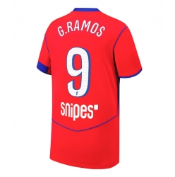 Paris Saint-Germain Goncalo Ramos #9 Tredjedrakt 2025-26 Kortermet