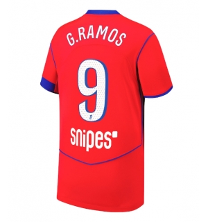 Paris Saint-Germain Goncalo Ramos #9 Tredjedrakt 2025-26 Kortermet